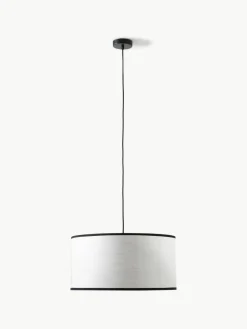 Hanglamp Claudette met linnen lampenkap^Westwing Collection Online