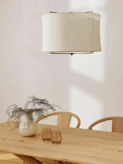 Hanglamp Clouds van linnen^Westwing Collection New