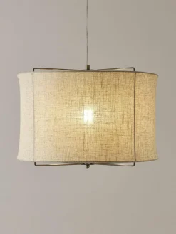 Hanglamp Clouds van linnen^Westwing Collection New
