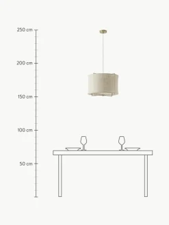 Hanglamp Clouds van linnen^Westwing Collection New