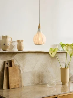Hanglamp Drops van stof, in verschillende formaten^Westwing Hot