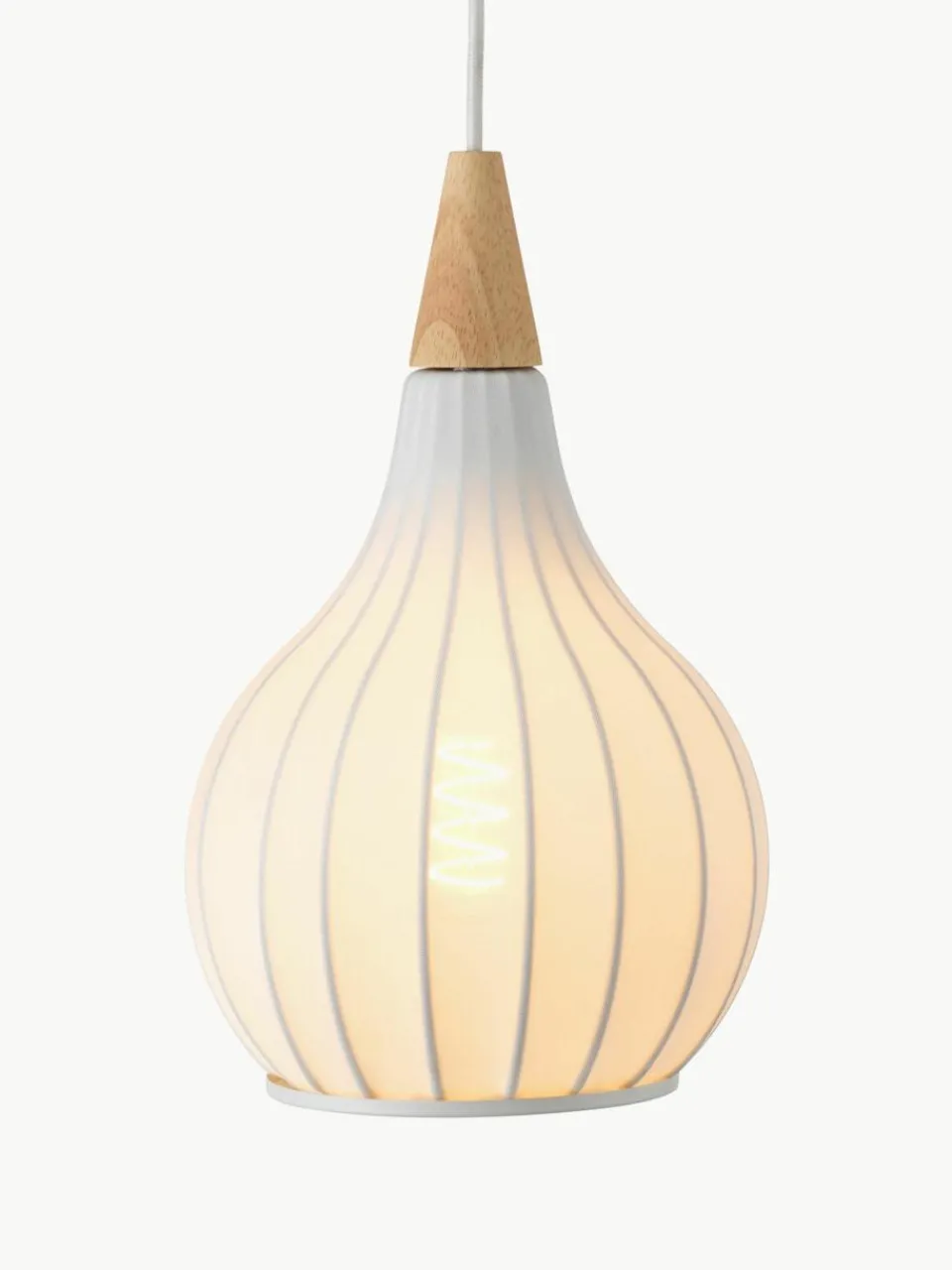 Hanglamp Drops van stof, in verschillende formaten^Westwing Hot
