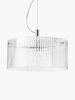 Hanglamp Emmi van geribbeld glas^Westwing Collection Hot