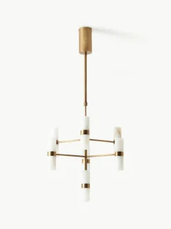 Hanglamp Isaac van albast^Westwing Collection Fashion
