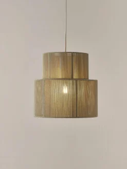 Hanglamp Lace van linnen draden^Westwing Collection New