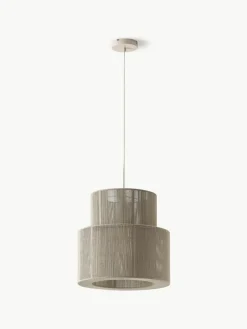 Hanglamp Lace van linnen draden^Westwing Collection New