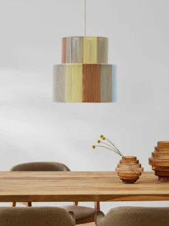 Hanglamp Lace van linnen draden^Westwing Collection Fashion