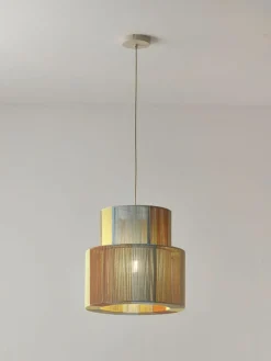 Hanglamp Lace van linnen draden^Westwing Collection Fashion