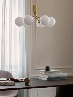 Hanglamp met glazen bollen Apiales^Nuura New