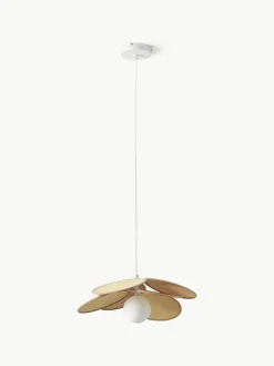 Hanglamp Milani met decoratie uit natuurlijke vezels^Westwing Collection New