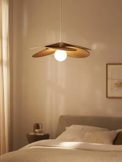 Hanglamp Milani met decoratie uit natuurlijke vezels^Westwing Collection New