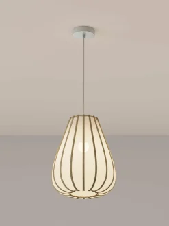 Hanglamp Salma van bamboehout^Westwing Collection Online