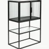 Highboard Boli met gegroefd glas^Dutchbone Online