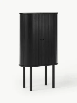 Highboard Calary met geribde voorzijde^Westwing Collection Fashion