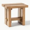Hocker Hugo van teakhout^Westwing Collection Fashion