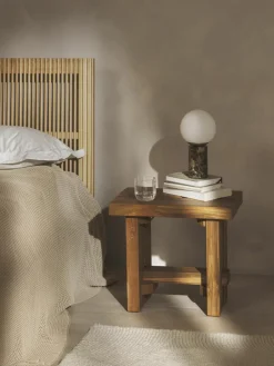 Hocker Hugo van teakhout^Westwing Collection Fashion