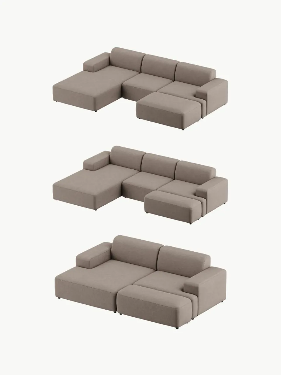Hoekbank Melva (4-zits)^Westwing Collection Online