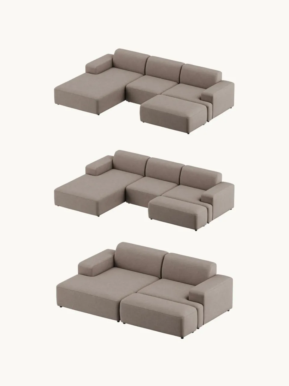 Hoekbank Melva (4-zits)^Westwing Collection Online