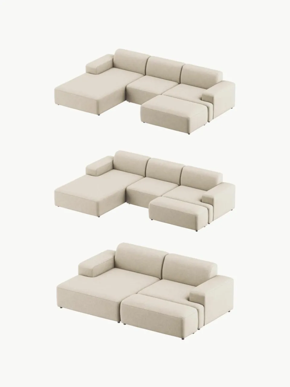 Hoekbank Melva (4-zits)^Westwing Collection Online