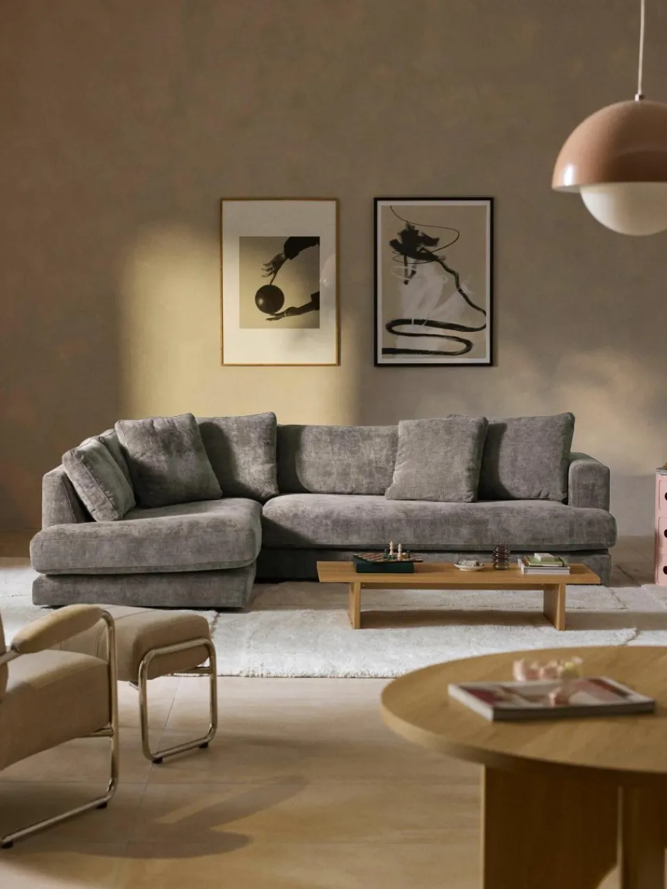 Hoekbank Tribeca^Westwing Collection Hot