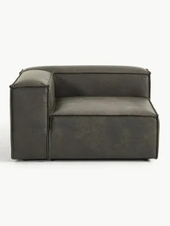 Hoekmodule Lennon van gerecycled leer^Westwing Collection Sale