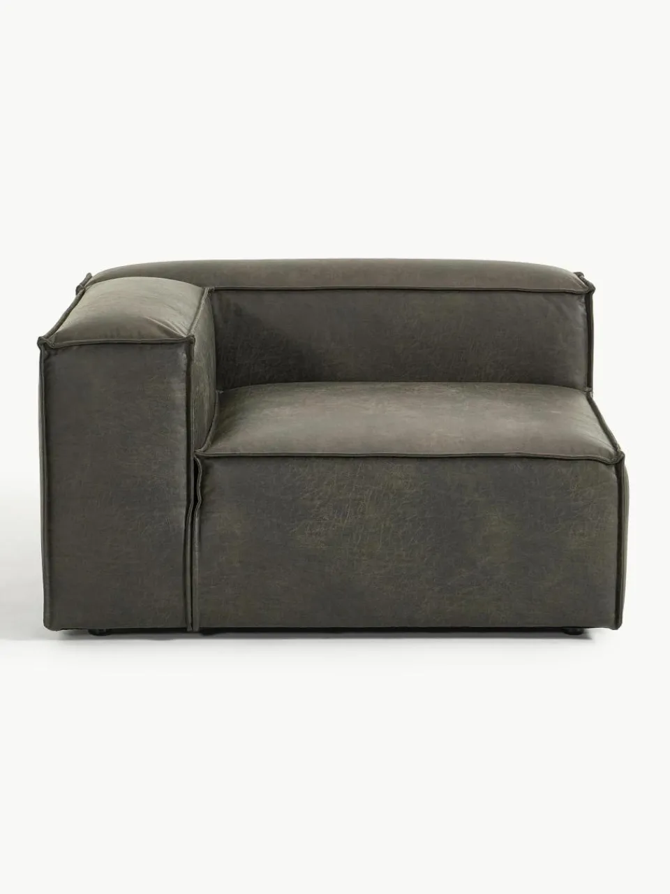 Hoekmodule Lennon van gerecycled leer^Westwing Collection Sale