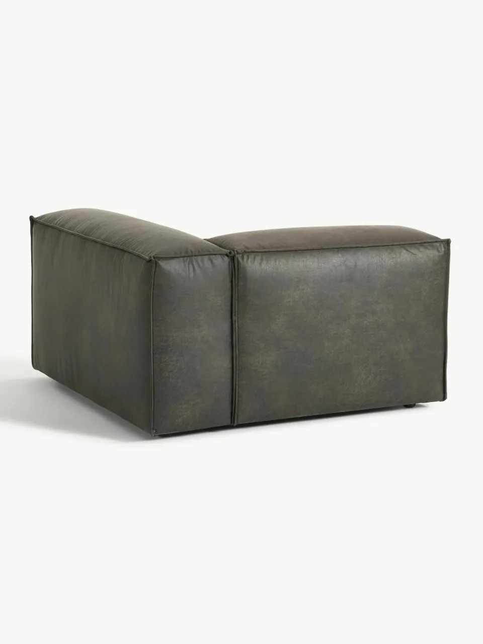 Hoekmodule Lennon van gerecycled leer^Westwing Collection Sale