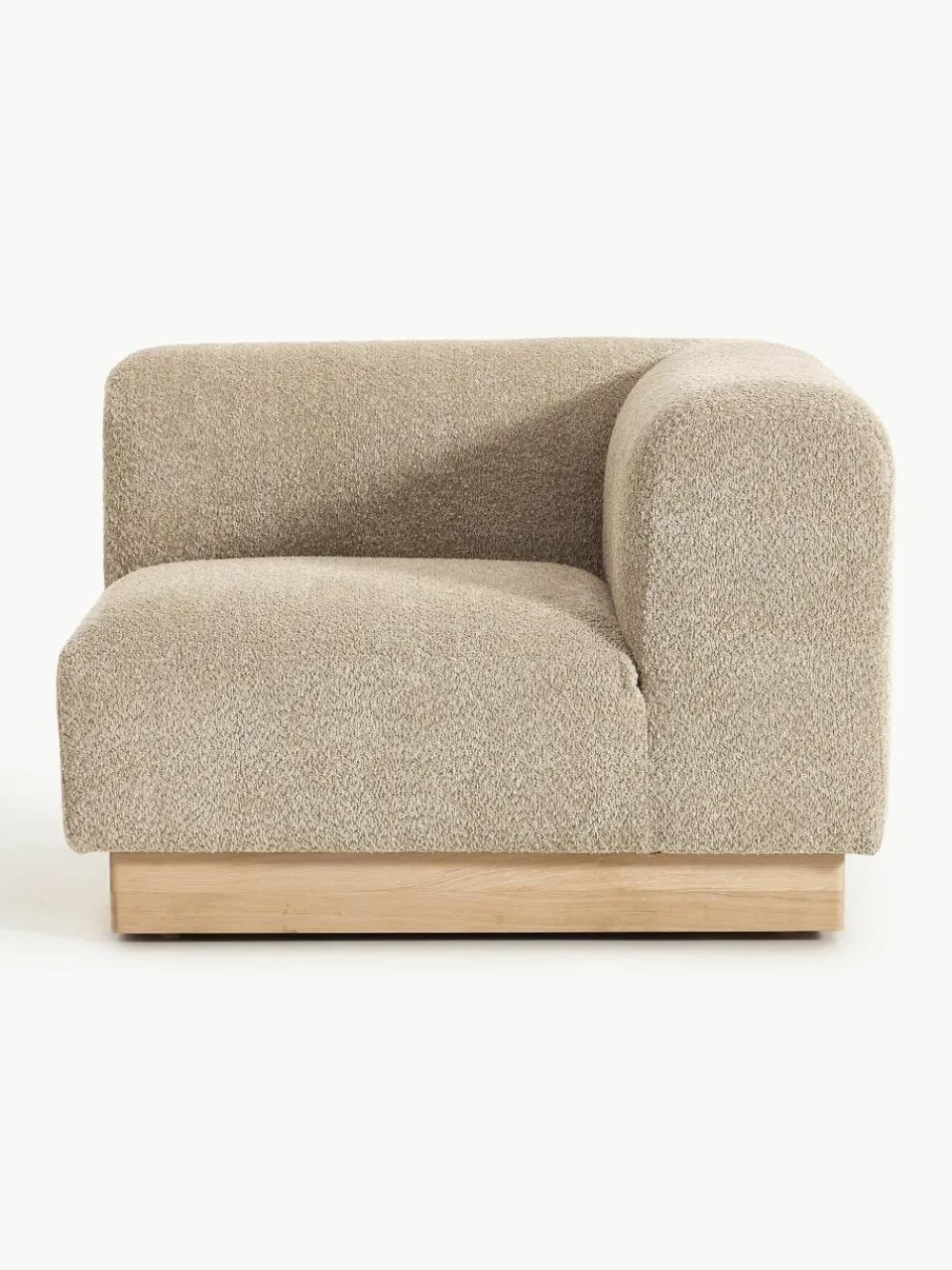 Hoekmodule Natalie van teddy-bouclé^Westwing Collection Best