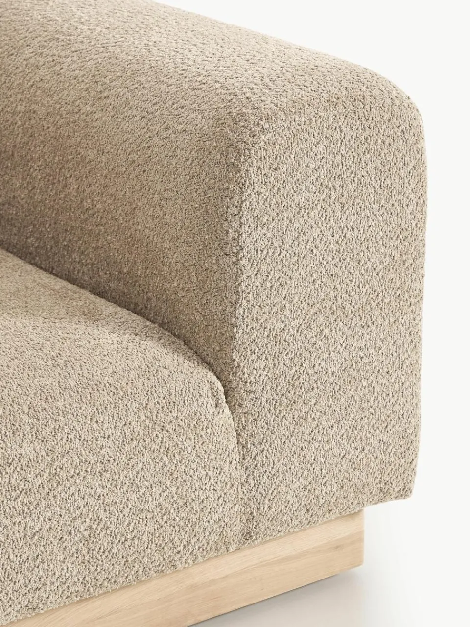 Hoekmodule Natalie van teddy-bouclé^Westwing Collection Best