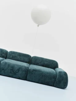 Hoekmodule Wolke van teddy bouclé^Westwing Collection Best
