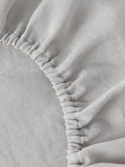 Hoeslaken Airy, gewassen linnen^Westwing Collection Fashion