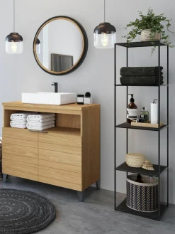 Hoge metalen wandrek Expo^Westwing Discount