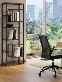 Hoge metalen wandrek Loft^Kare Design Outlet