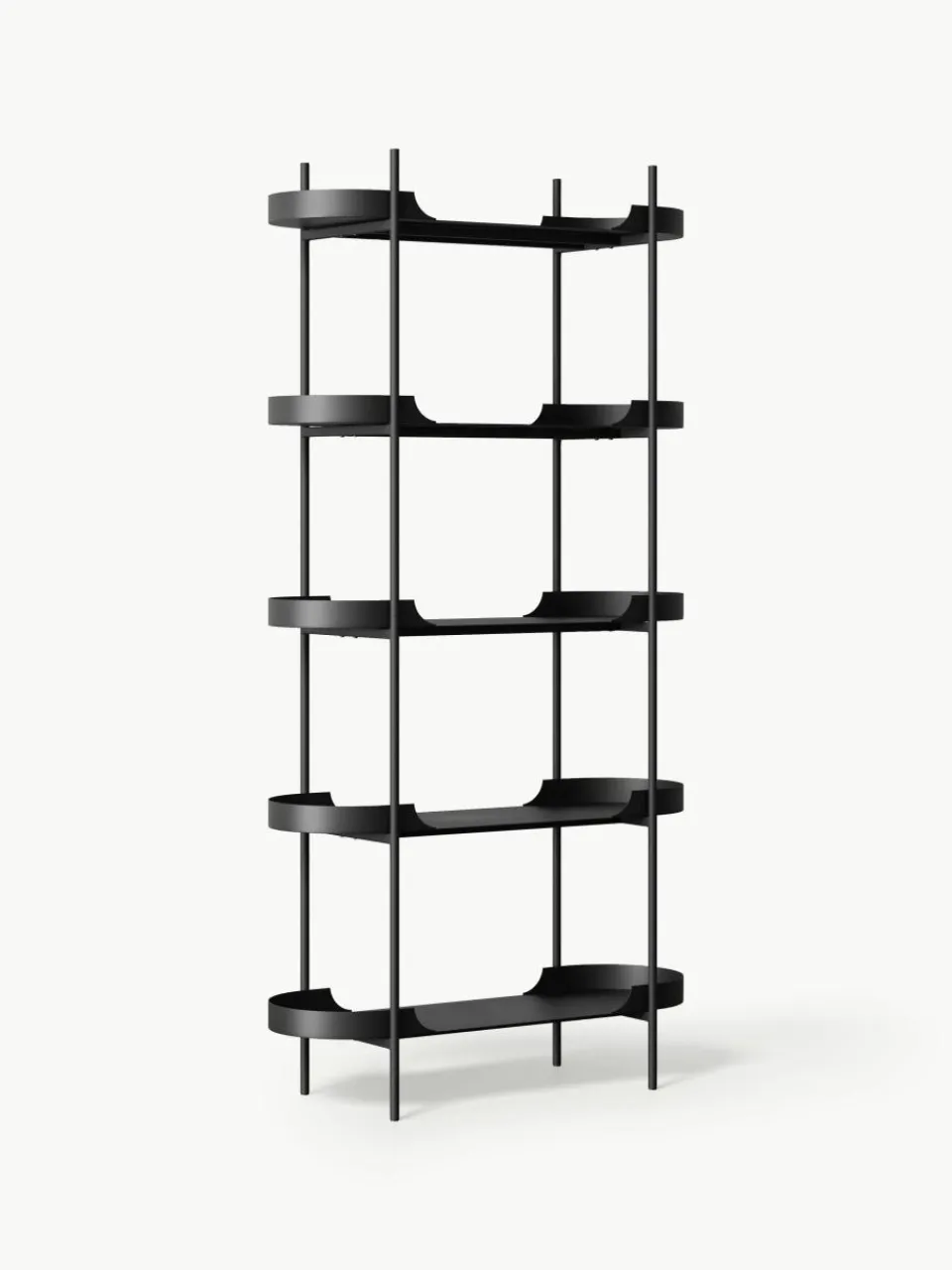Hoge metalen wandrek Taru^Westwing Collection Clearance