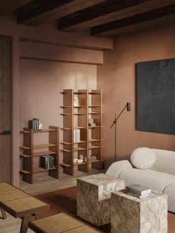 Hoog wandrek Rami met metalen elementen^Westwing Collection Sale