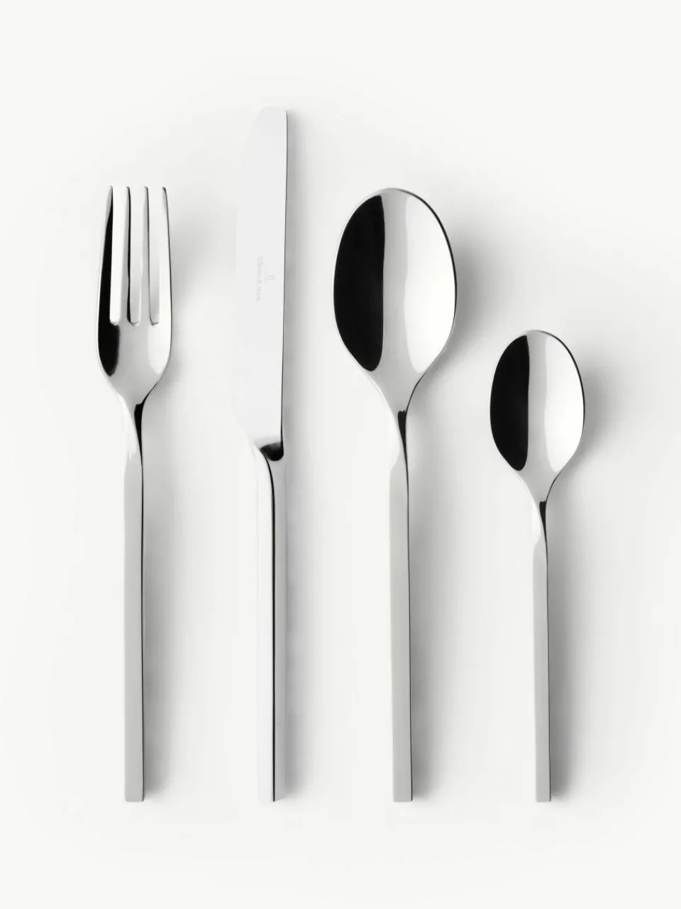Hoogglans bestekset New Wave, 6 personen (24-delig)^Villeroy & Boch Discount