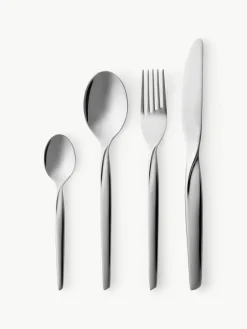Hoogglans bestekset Twist, 4 personen (16-delig)^Gense Fashion