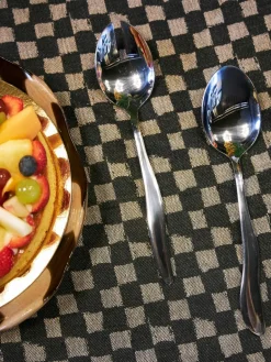 Hoogglans gepolijst Waverly saladebestek^Byon Fashion