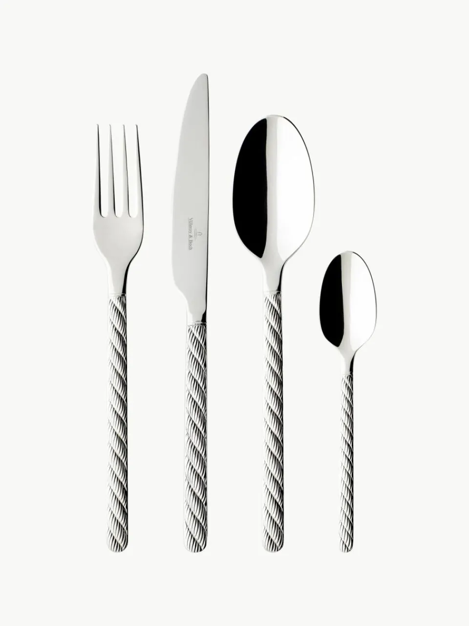 Hoogglans gepolijste bestekset Montauk, 6 personen (24-delig)^Villeroy & Boch Discount