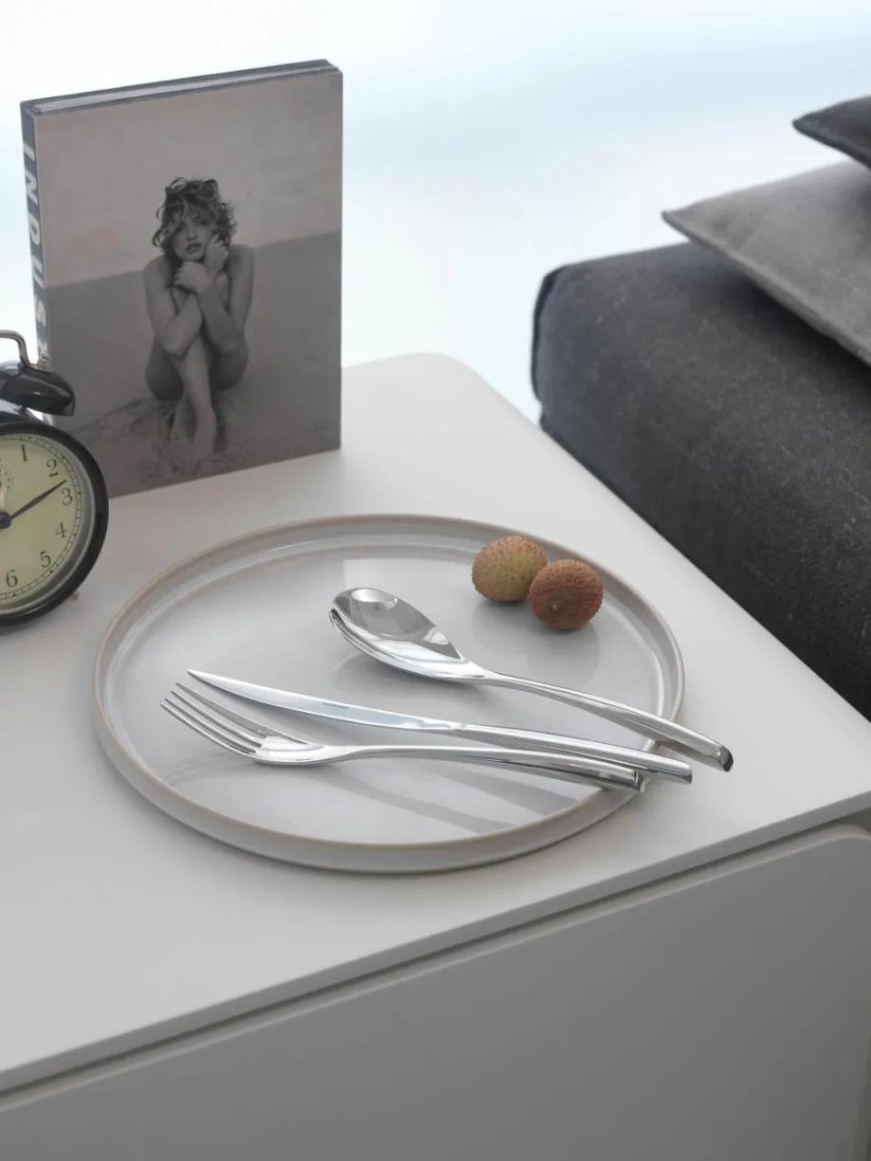 Hoogglans gepolijste bestekset Bamboo, 6 personen (24-delig)^sambonet Online