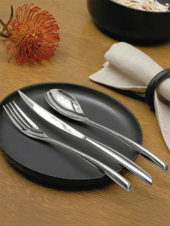 Hoogglans gepolijste bestekset Bamboo, 6 personen (24-delig)^sambonet Online