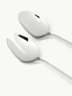 Hoogglans gepolijste saladebestek Shine^Westwing Collection New