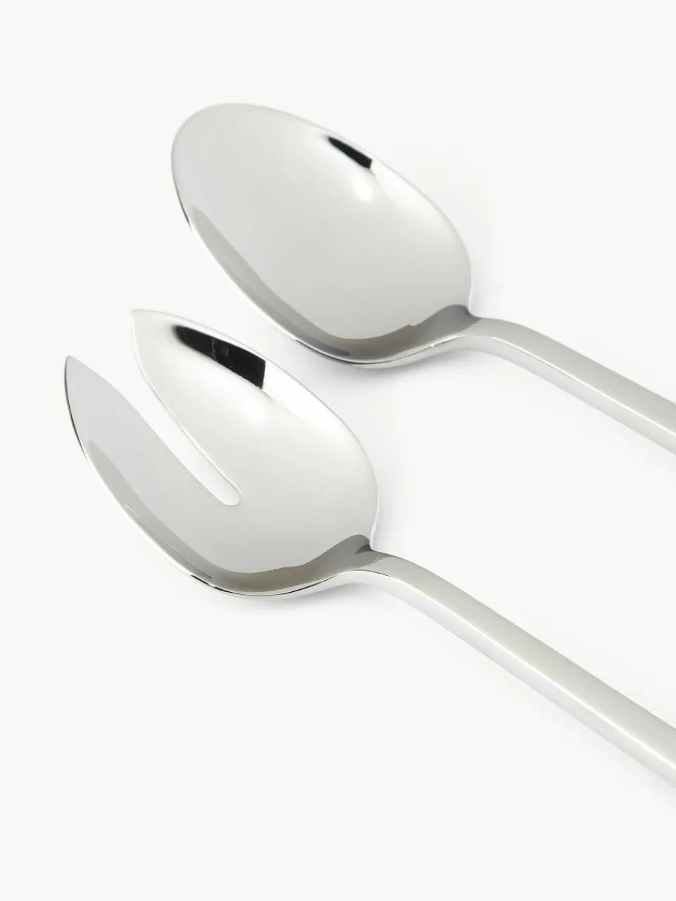 Hoogglans gepolijste saladebestek Shine^Westwing Collection New
