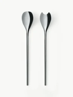 Hoogglans gepolijste saladebestek Human^ALESSI Outlet