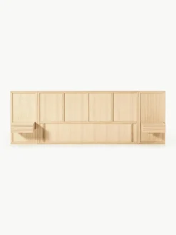 Houten bed Nanto met lades en hoofdeinde^Westwing Collection Discount