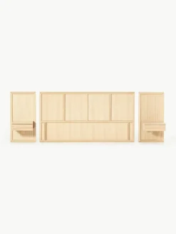 Houten bed Nanto met lades en hoofdeinde^Westwing Collection Discount