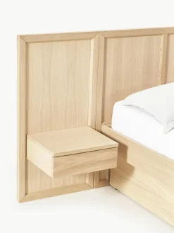 Houten bed Nanto met lades en hoofdeinde^Westwing Collection Discount