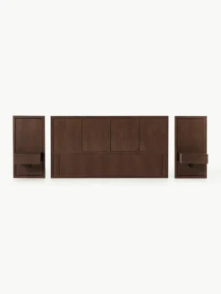 Houten bed Nanto met lades en hoofdeinde^Westwing Collection Online