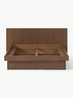 Houten bed Sato met lades en hoofdeinde^Westwing Collection Sale