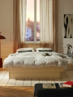 Houten bed Sato met lades^Westwing Collection Discount